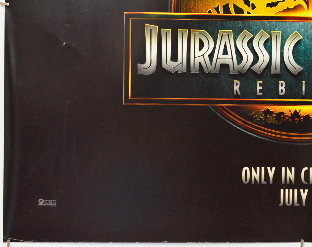 Jurassic World: Rebirth (Bottom Left) Cinema Quad Movie Poster 