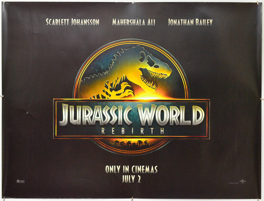 Jurassic World: Rebirth - Original Quad Poster - Film Poster - Movie Poster