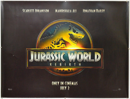 Jurassic World: Rebirth - Original Quad Poster - Film Poster - Movie Poster