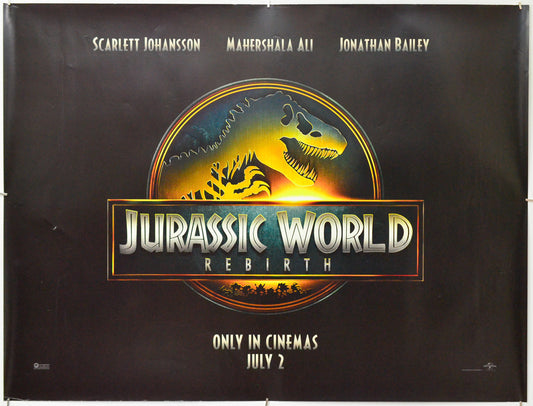Jurassic World: Rebirth - Original Quad Poster - Film Poster - Movie Poster