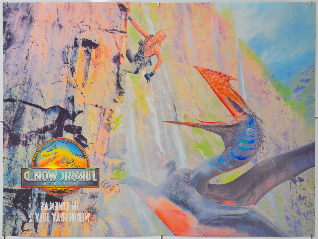 Jurassic World: Rebirth (Back) Cinema Quad Movie Poster 