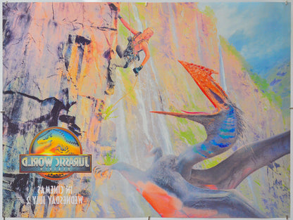 Jurassic World: Rebirth (Back) Cinema Quad Movie Poster 