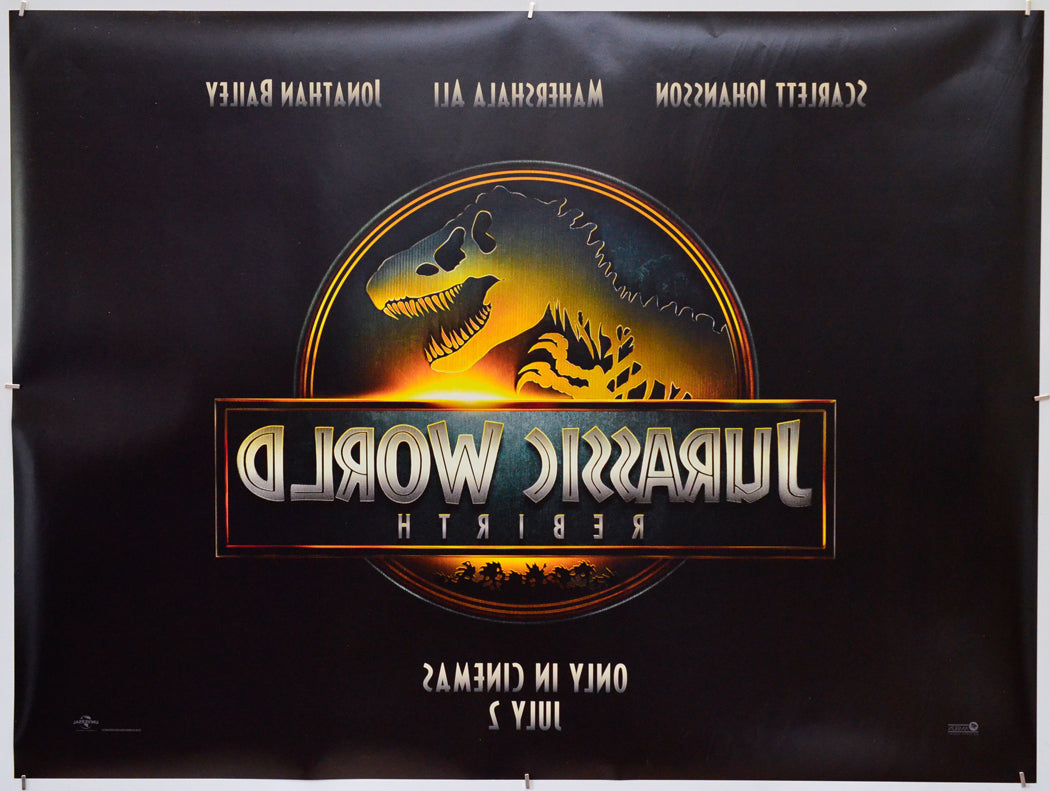 Jurassic World: Rebirth (Back) Cinema Quad Movie Poster 