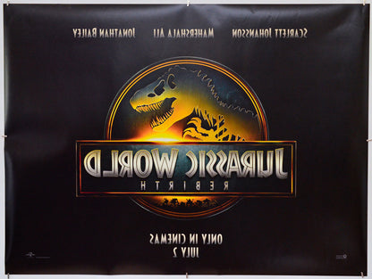 Jurassic World: Rebirth (Back) Cinema Quad Movie Poster 