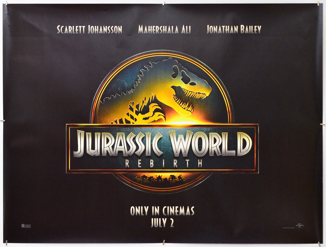 Jurassic World: Rebirth - Original Quad Poster - Film Poster - Movie Poster