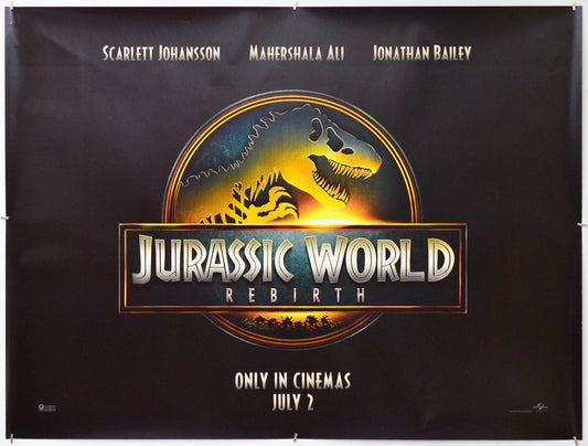 Jurassic World: Rebirth - Original Quad Poster - Film Poster - Movie Poster