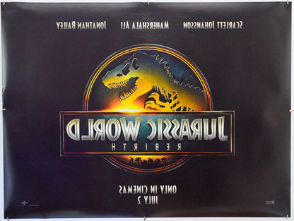Jurassic World: Rebirth (Back) Cinema Quad Movie Poster 