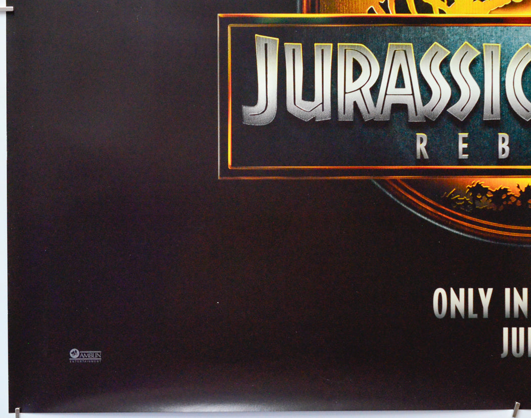 Jurassic World: Rebirth (Bottom Left) Cinema Quad Movie Poster 