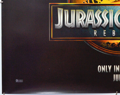 Jurassic World: Rebirth (Bottom Left) Cinema Quad Movie Poster 