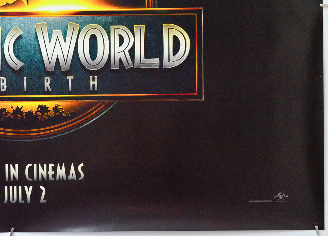Jurassic World: Rebirth (Bottom Right) Cinema Quad Movie Poster 