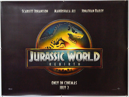 Jurassic World: Rebirth - Original Quad Poster - Film Poster - Movie Poster