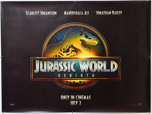 Jurassic World: Rebirth - Original Quad Poster - Film Poster - Movie Poster