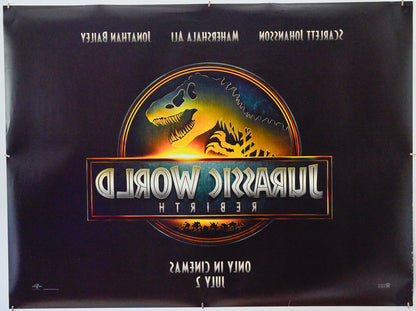 Jurassic World: Rebirth (Back) Cinema Quad Movie Poster 