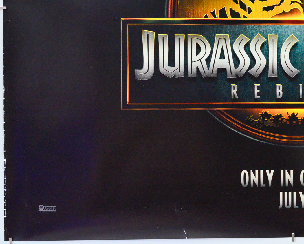 Jurassic World: Rebirth (Bottom Left) Cinema Quad Movie Poster 