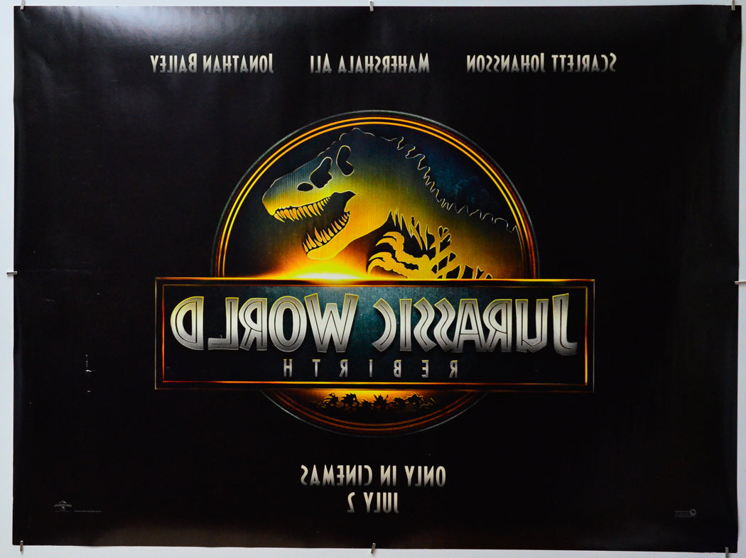 Jurassic World: Rebirth (Back) Cinema Quad Movie Poster 