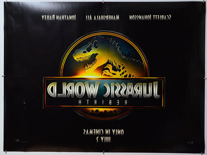 Jurassic World: Rebirth (Back) Cinema Quad Movie Poster 
