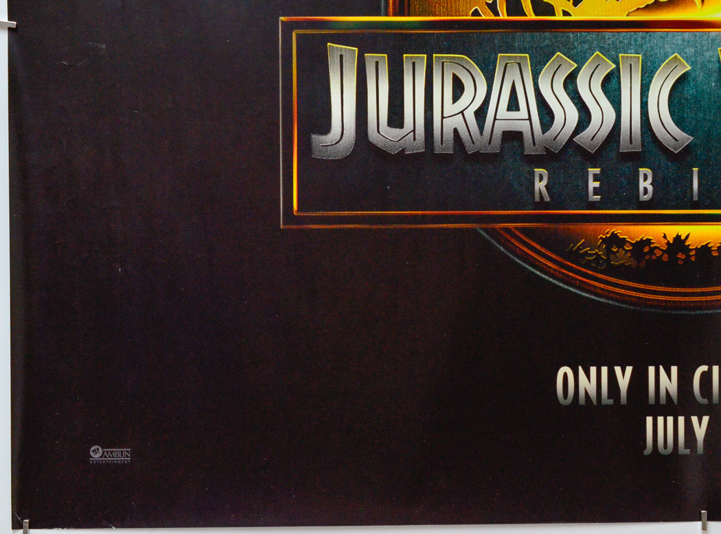 Jurassic World: Rebirth (Bottom Left) Cinema Quad Movie Poster 