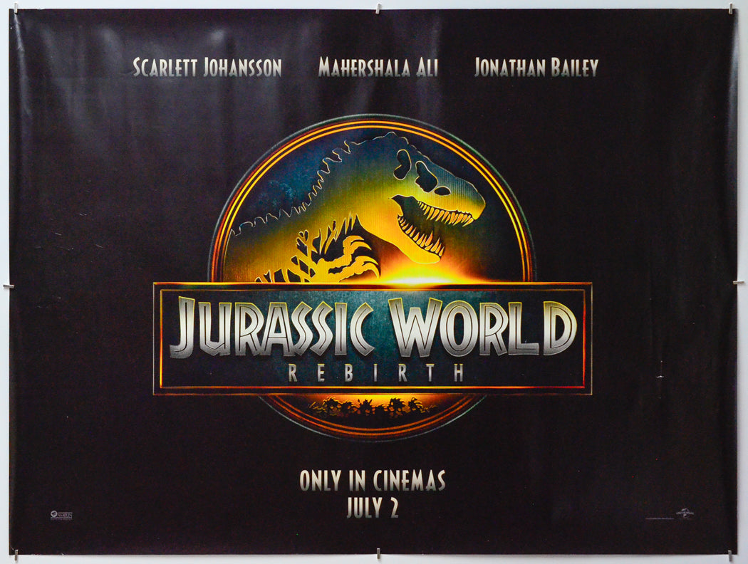 Jurassic World: Rebirth - Original Quad Poster - Film Poster - Movie Poster
