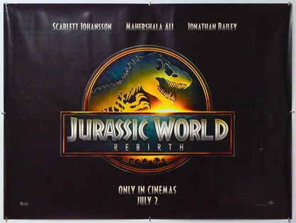 Jurassic World: Rebirth - Original Quad Poster - Film Poster - Movie Poster
