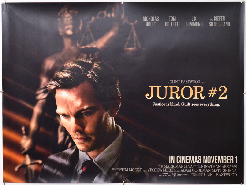Juror #2 - Original Quad Poster - Film Poster - Movie Poster