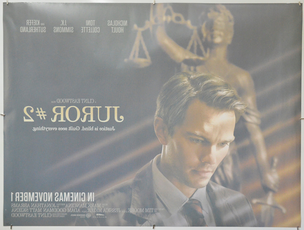 Juror #2 (Back) Cinema Quad Movie Poster 