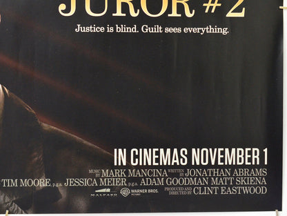 Juror #2 (Bottom Right) Cinema Quad Movie Poster 