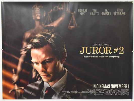 Juror #2 - Original Quad Poster - Film Poster - Movie Poster