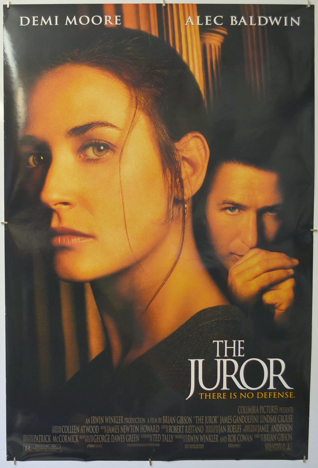 The Juror Original One Sheet Poster - Film Poster - Movie Poster