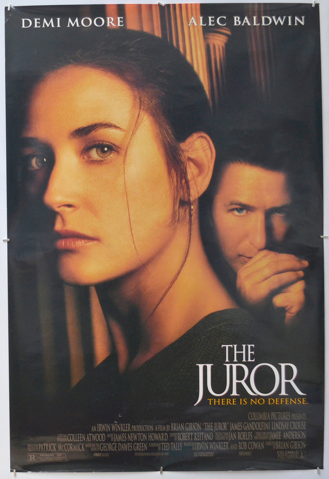 The Juror Original One Sheet Poster - Film Poster - Movie Poster