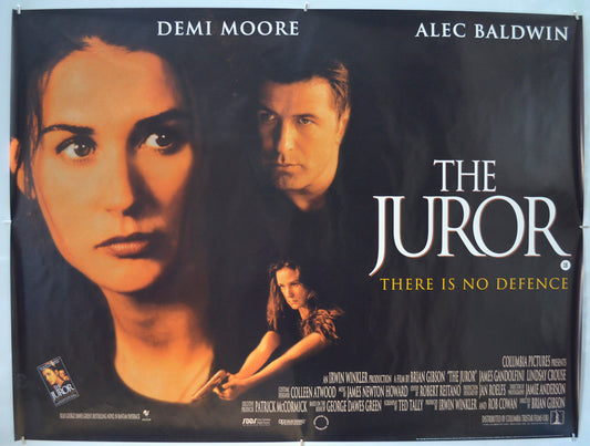 The Juror Original Quad Poster - Film Poster - Movie Poster