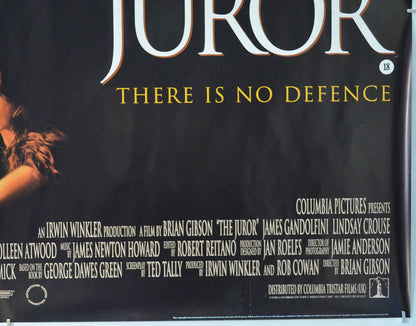 THE JUROR (Bottom Right) Cinema Quad Movie Poster 