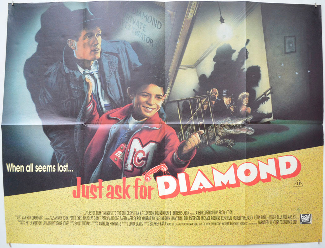 Just Ask For Diamond (a.k.a. Diamond's Edge ) Original Quad Poster - Film Poster - Movie Poster