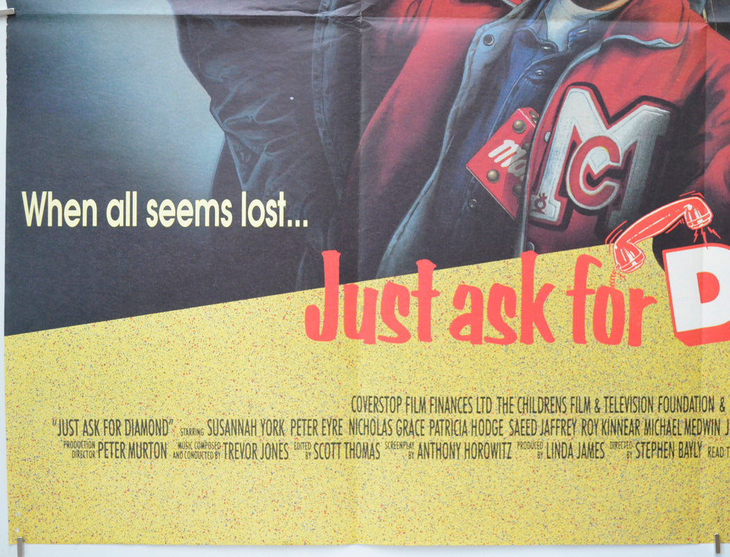 JUST ASK FOR DIAMOND (Bottom Left) Cinema Quad Movie Poster 