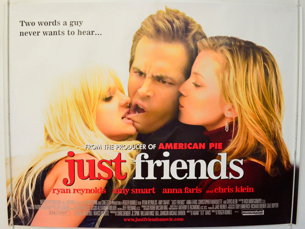 Just friends Original British Quad Poster - Film Poster - Movie Poster 