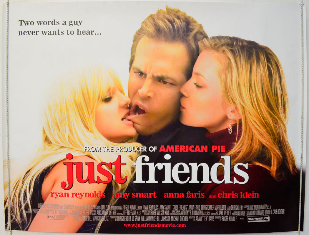 Just friends Original British Quad Poster - Film Poster - Movie Poster 