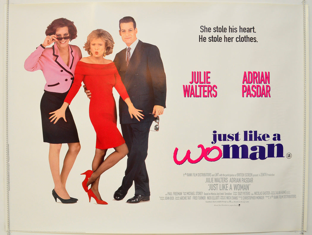 Just Like A Woman  Original British Quad Poster - Film Poster - Movie Poster 