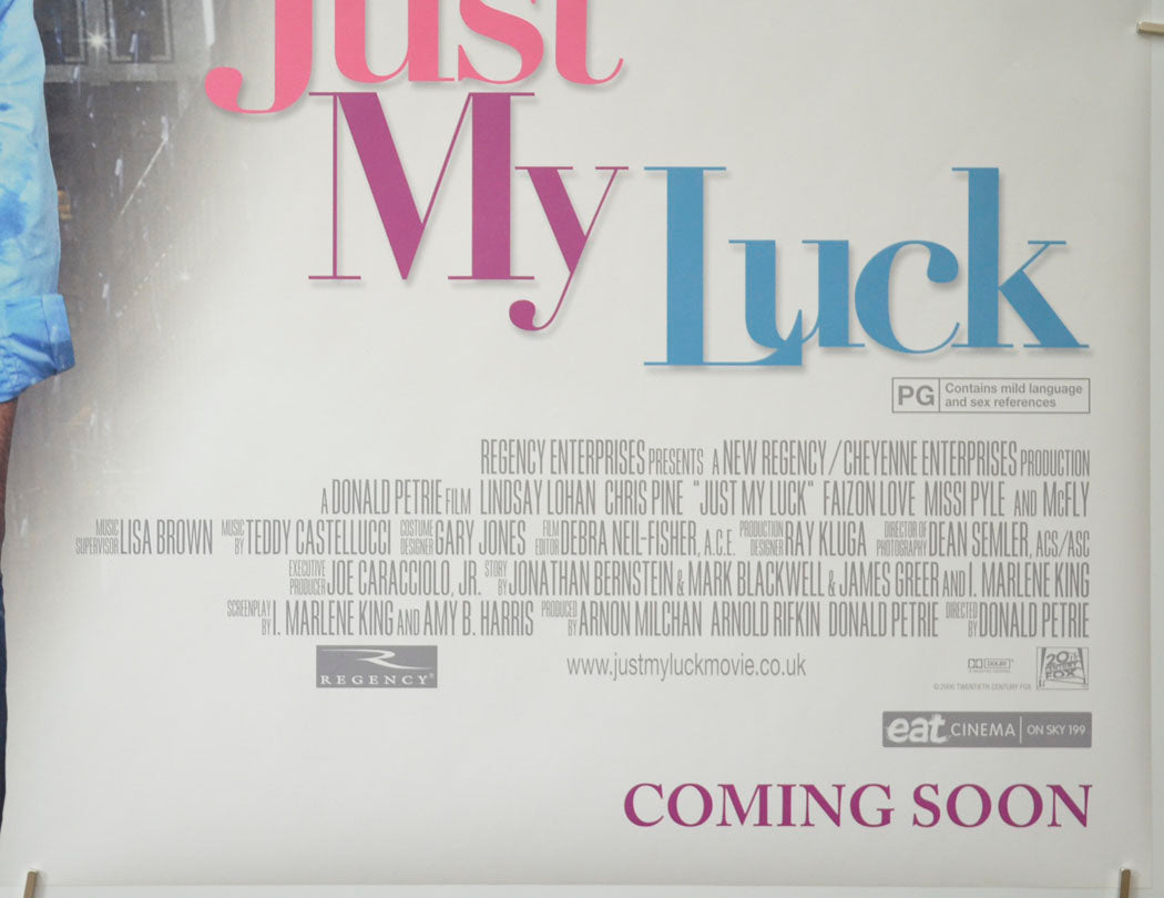 JUST MY LUCK (Bottom Right) Cinema Quad Movie Poster 