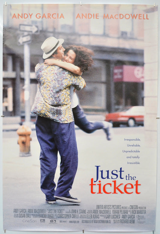 Just The Ticket - Original One Sheet Poster - Film Poster - Movie Poster