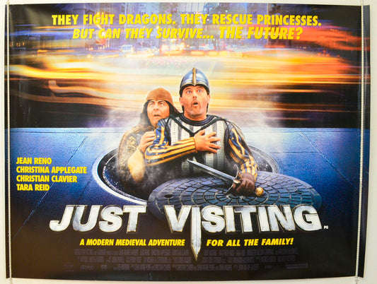 Just Visiting  Original British Quad Poster - Film Poster - Movie Poster