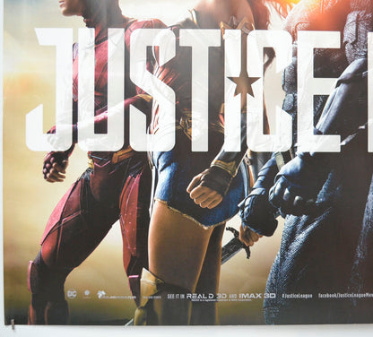 JUSTICE LEAGUE (Bottom Left) Cinema Quad Movie Poster 