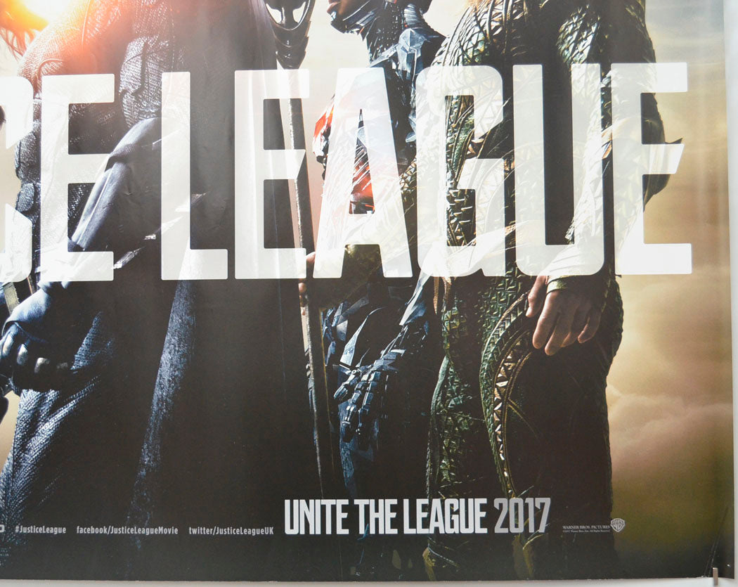 JUSTICE LEAGUE (Bottom Right) Cinema Quad Movie Poster 