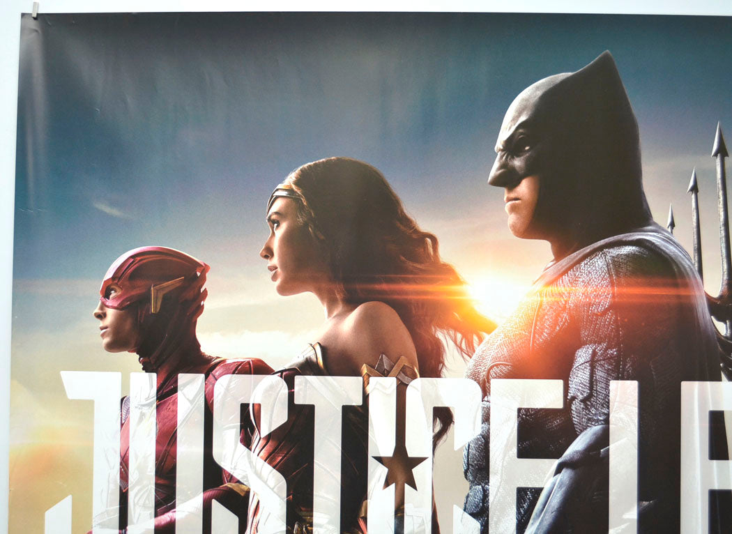 JUSTICE LEAGUE (Top Left) Cinema Quad Movie Poster 