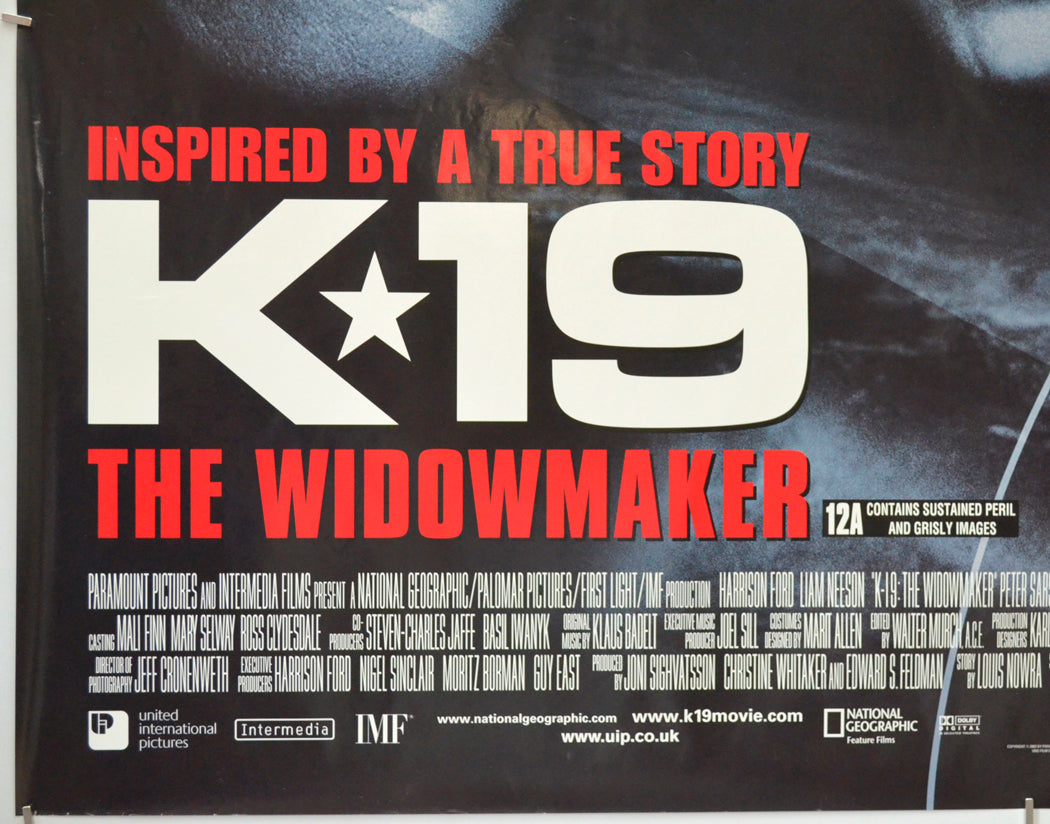 K-19 : THE WIDOMAKER (Bottom Left) Cinema Quad Movie Poster 