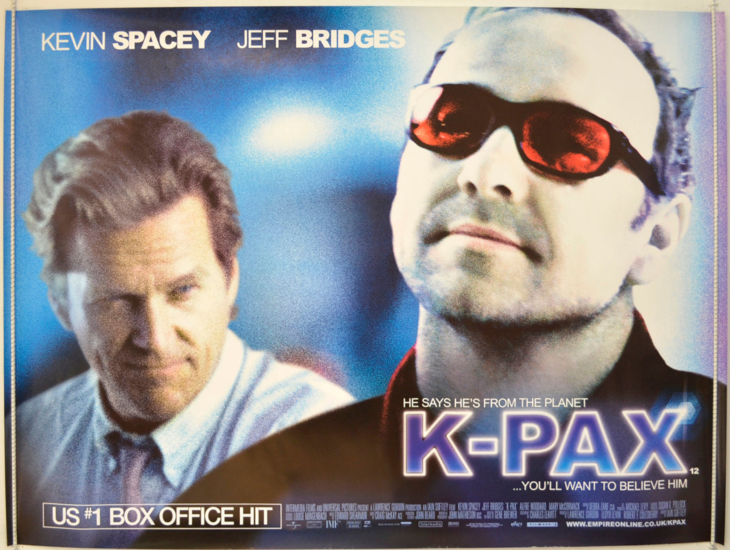 K-Pax   Original Quad Poster - Film Poster - Movie Poster 