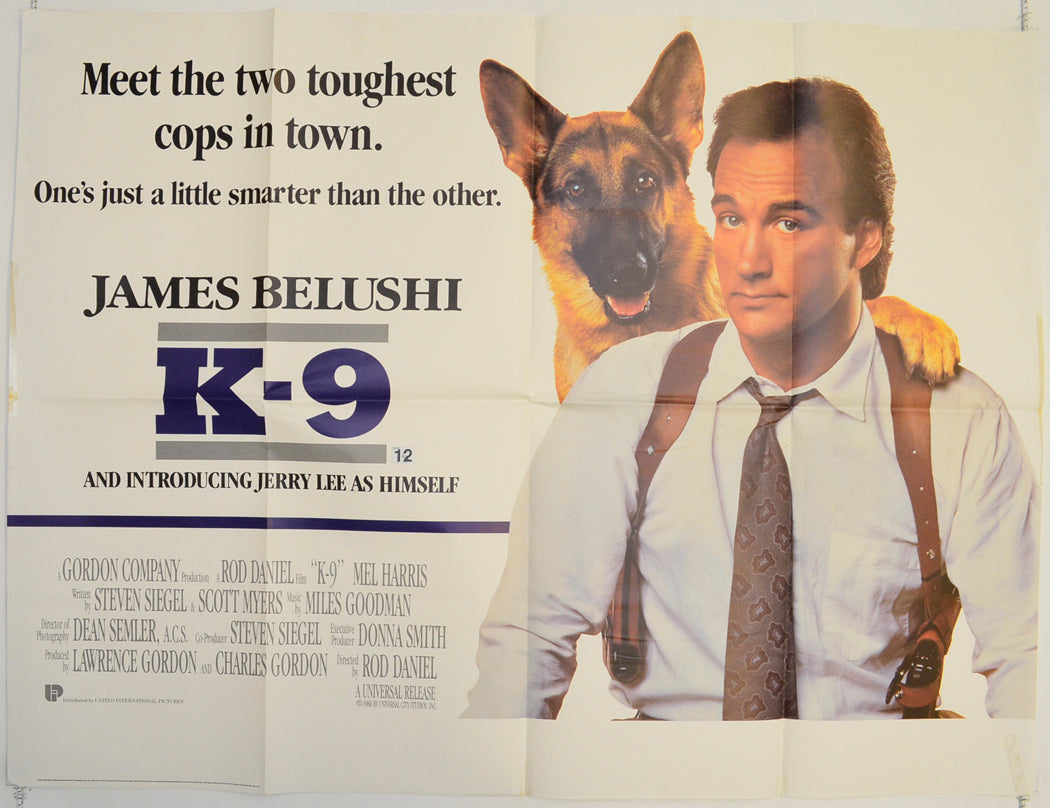 K-9 Original Quad Poster - Film Poster - Movie Poster  