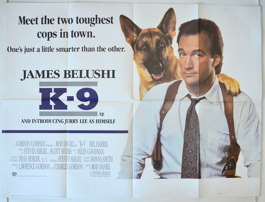 K-9 Original British Quad Poster - Movie Poster