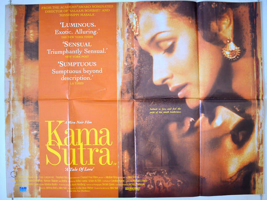 Kama Sutra Original British Quad Poster - Movie Poster