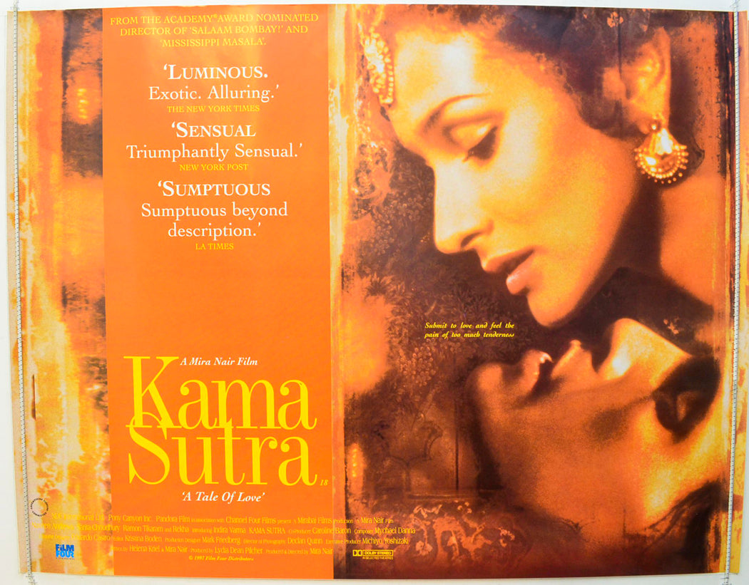 Kama Sutra  Original British Quad Poster - Film Poster - Movie Poster