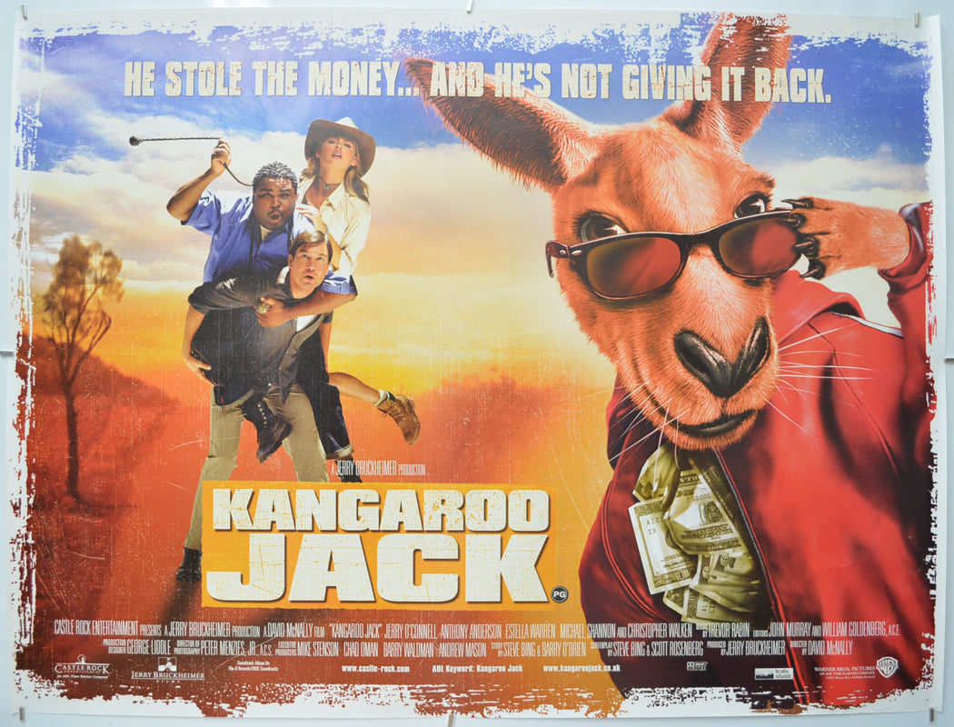 Kangaroo Jack - Original Quad Poster - Film Poster - Movie Poster