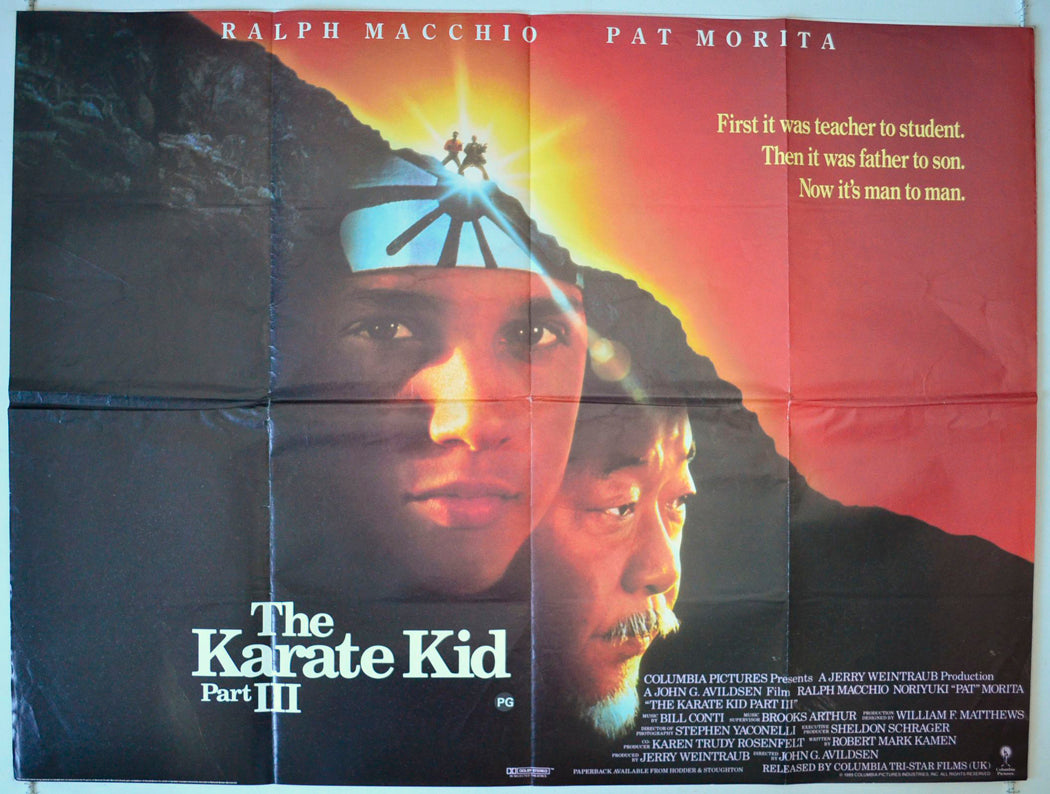 The Karate Kid part III Original British Quad Poster - Movie Poster